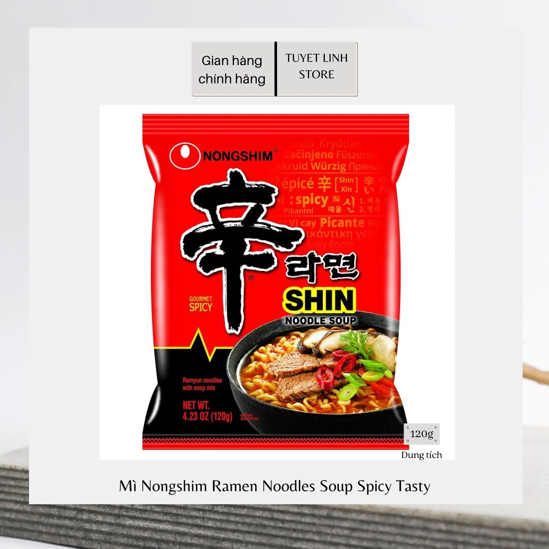 Combo 10 Mì Shin Ramyun Noodle Soup Gourmet Spicy Nongshim 120g