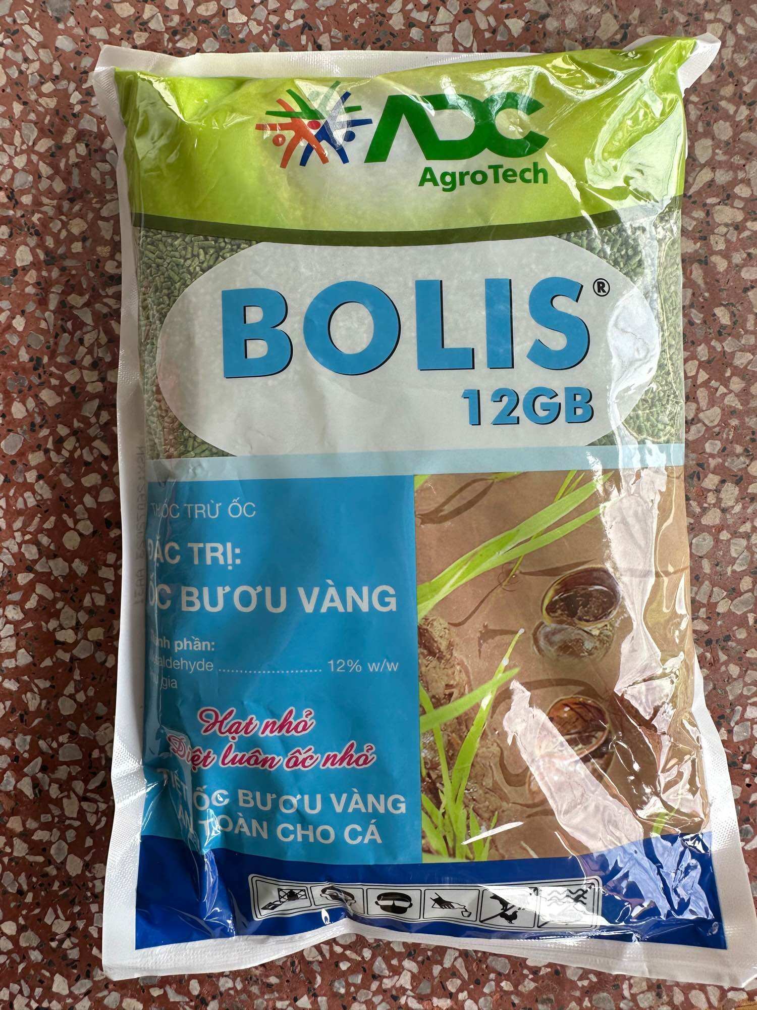 Thuốc diệt tất cả các loại ốc- BOLIS gói 1kg