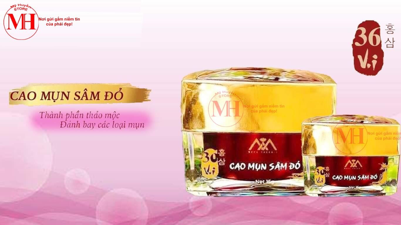 Cao Mụn Sâm Đỏ 36 vị ( chính hãng)