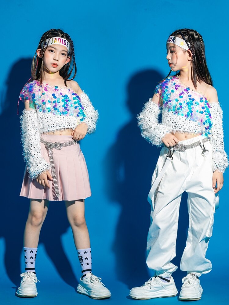 🧡bộ váy áo bé gái croptop Street hiphop style (17_40kg