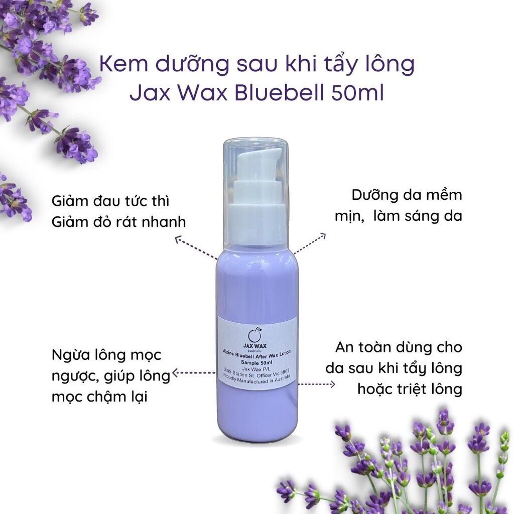 SET SAMPLE KIT DƯỠNG DA TRƯỚC VÀ SAU WAX 50ML