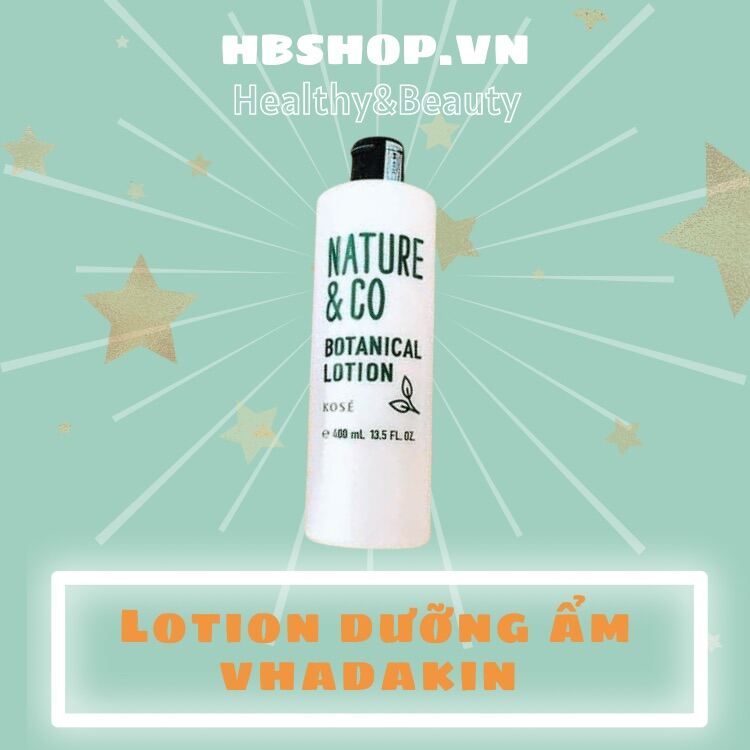 [Chính Hãng] Tinh Chất Dưỡng Ẩm Da Lotion Vhadakin Kose 400Ml - Giúp Dưỡng Ẩm Da Trắng Da Đẹp Da