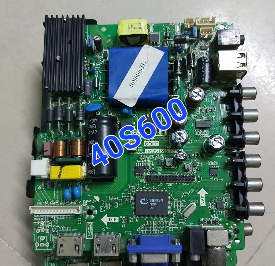 Bo mạch tivi Asanzo 40S600