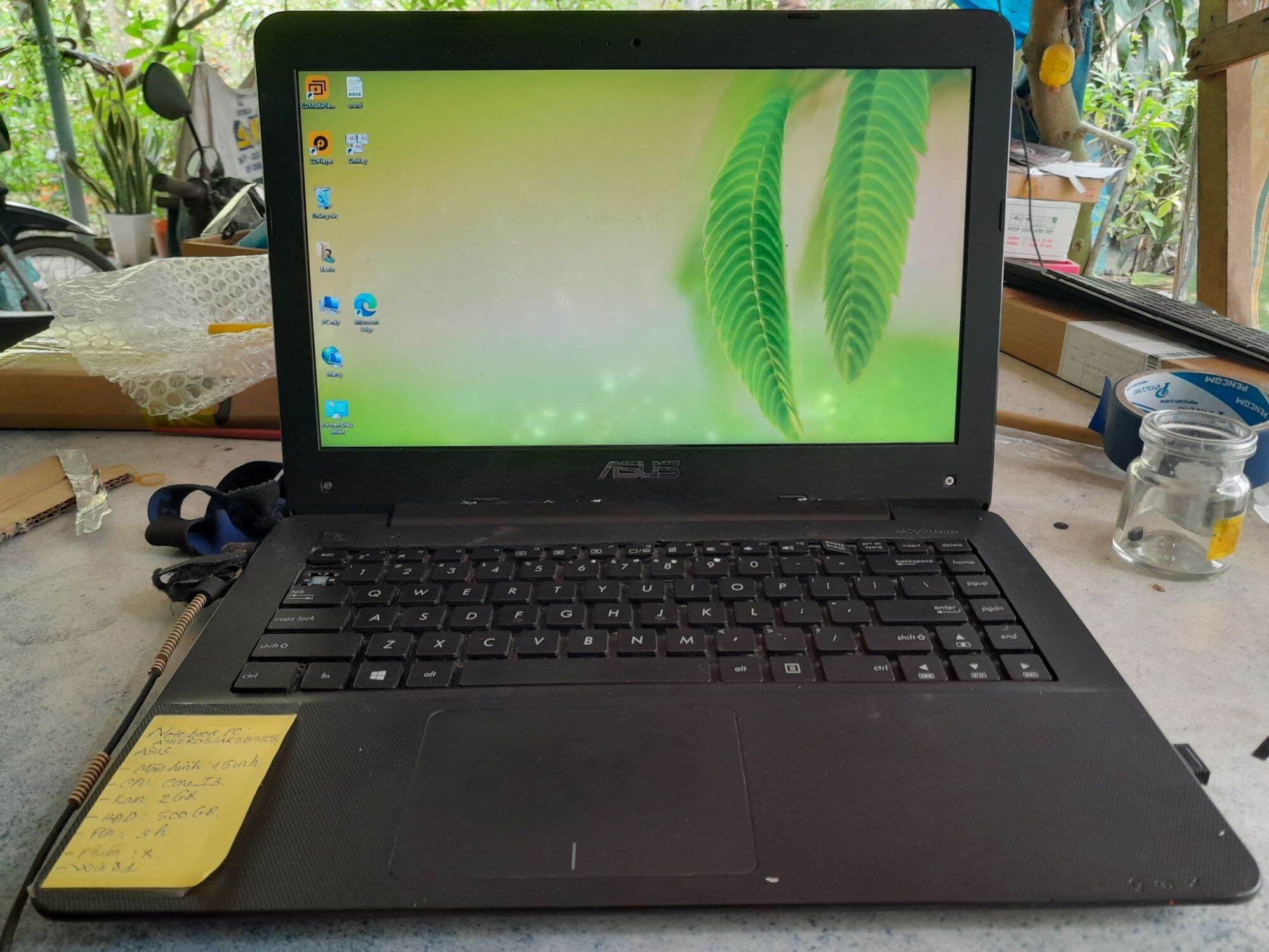 Thanh lý Laptop Asus-Core I3, ram 2, Giá bán 700k