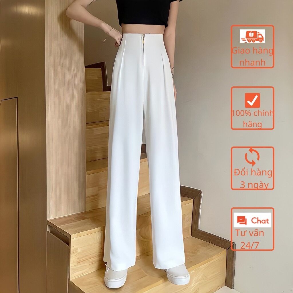 Quần ống suông Quần Culottes cạp siêu cao M301