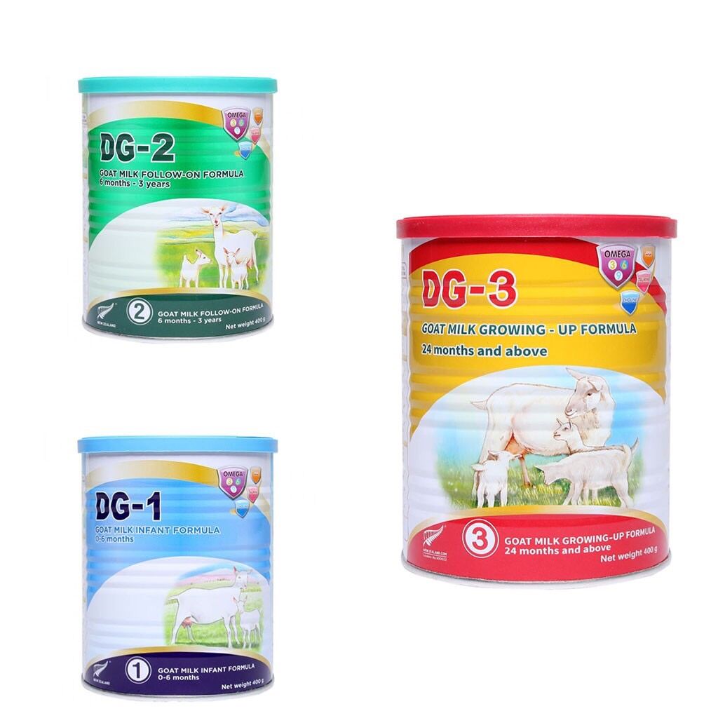 Combo 4 lon sữa dê DG-3 400g