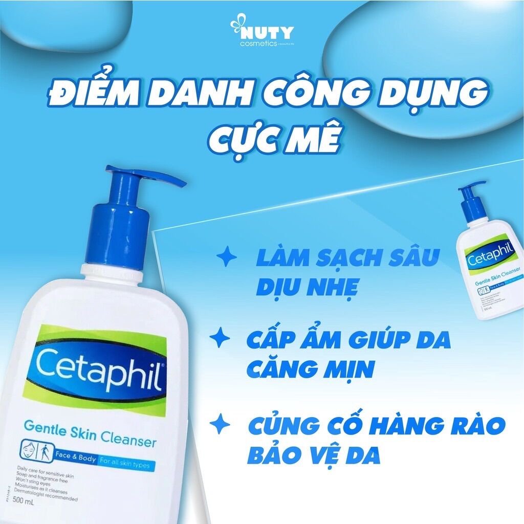 Sữa rửa mặt cetaphil 473ml cho da dầu và da nhậy cảm