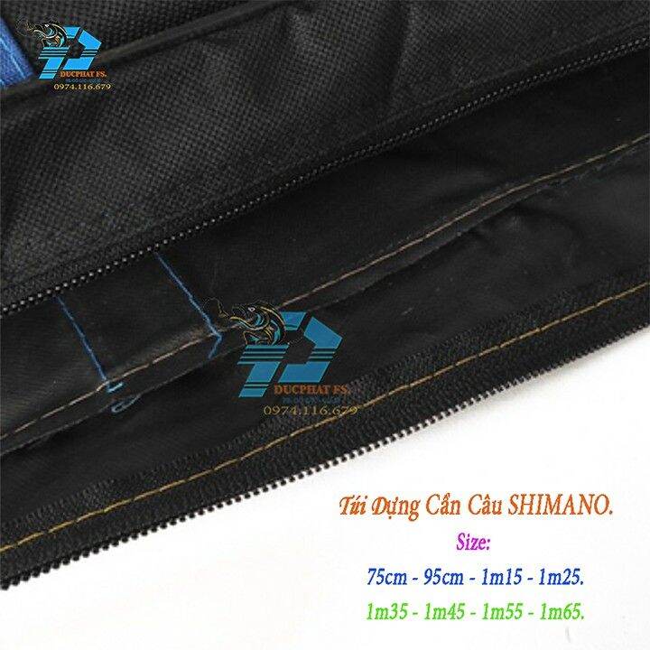 Túi đựng cần câu cá shimano . Đầy đủ các size từ ( 75cm -> 1m65)