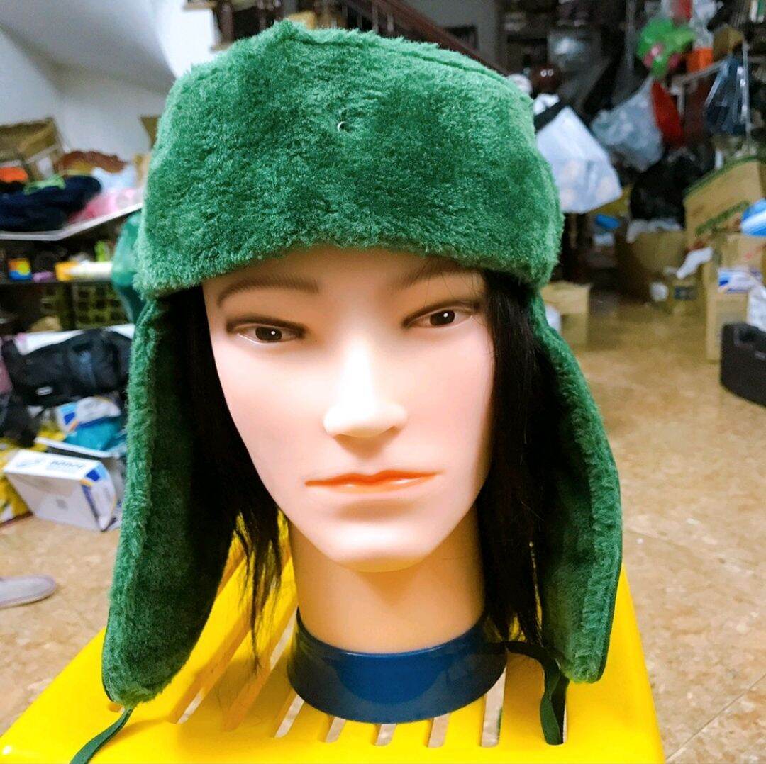 Mũ bông (mũ lông) trùm tai siêu ấm