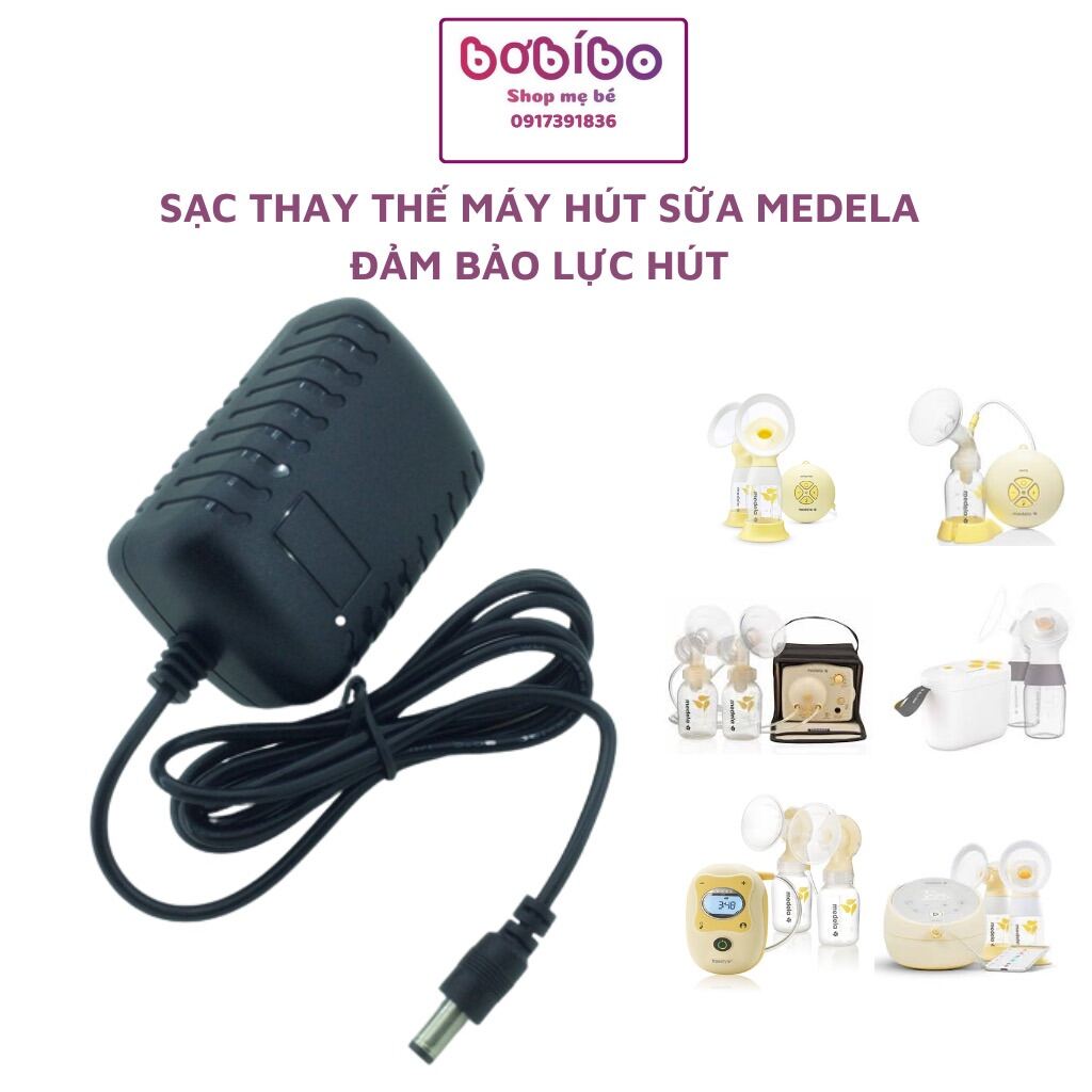 Nguồn/Sạc thay thế dùng cho máy hút sữa Medela Pump, Medela Maxflow, Medela Swing, Medela Freestyle,