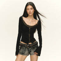 Ariseism | Áo Thun Tay Dài American Vintage Double Layer Mesh