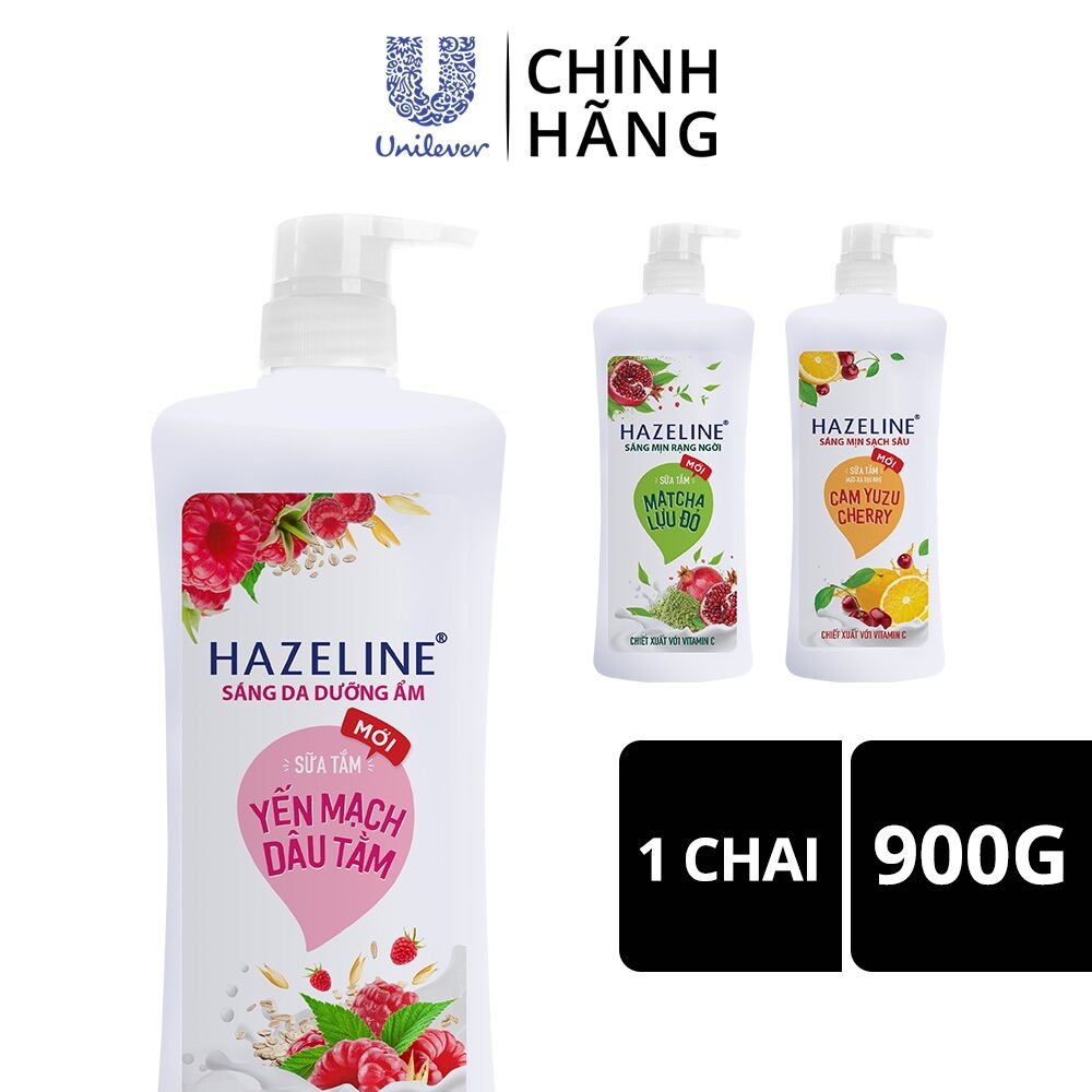 Sữa tắm dưỡng da Hazeline 900g( nay tăng thêm hương thơm) thumbnail