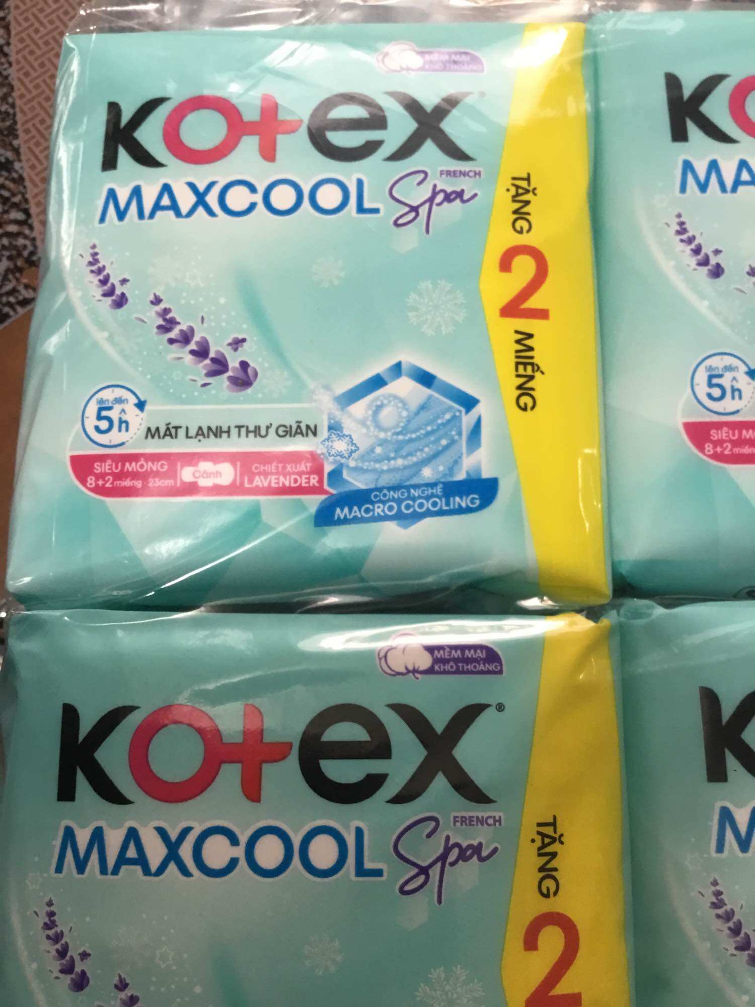 - 23cm - 1 gói bvs kotex thảo dược cool dịu mát 23cm - hsd luôn mới