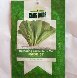 Combo 6 gói hạt giống các loại rau cải