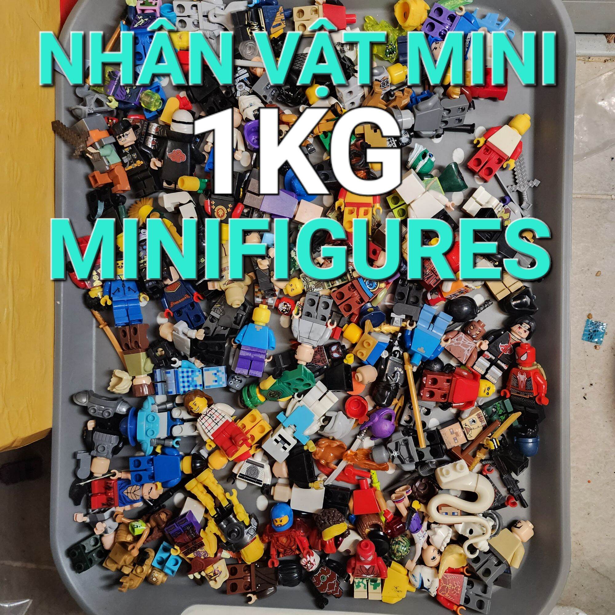 Thanh lý 1kg Mini Figure Non-Lego 2nd, like new (đã rửa RẤT SẠCH)