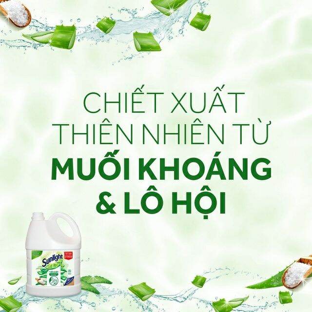 NƯỚC RỬA CHÉN SUNLIGHT THIÊN NHIÊN TÚI 2.1KG