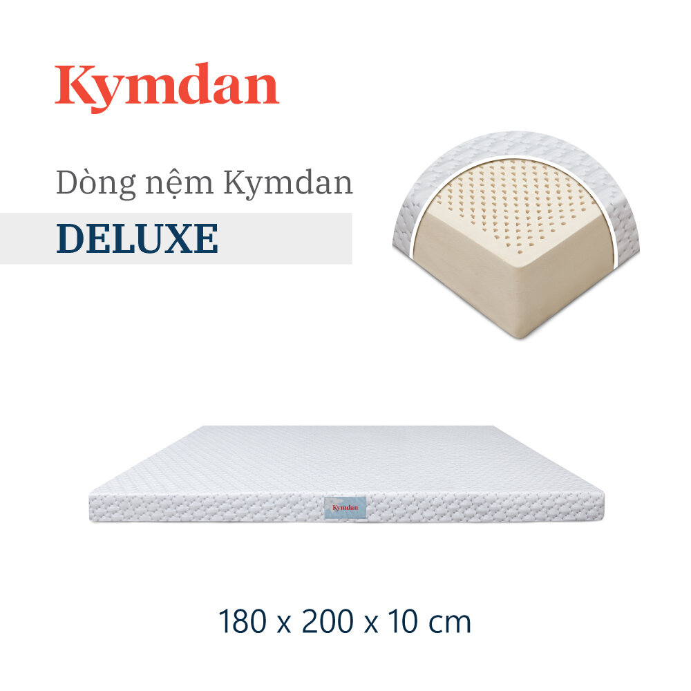 Kymdan deluxe natural latex mattress 180 x 200 x 10 cm