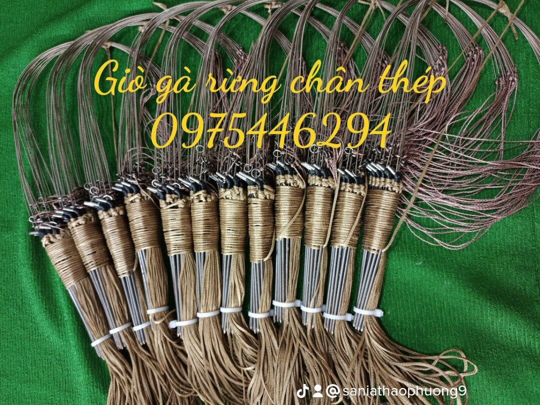 Giò bẫy gà rừng 1 bộ 20 chân