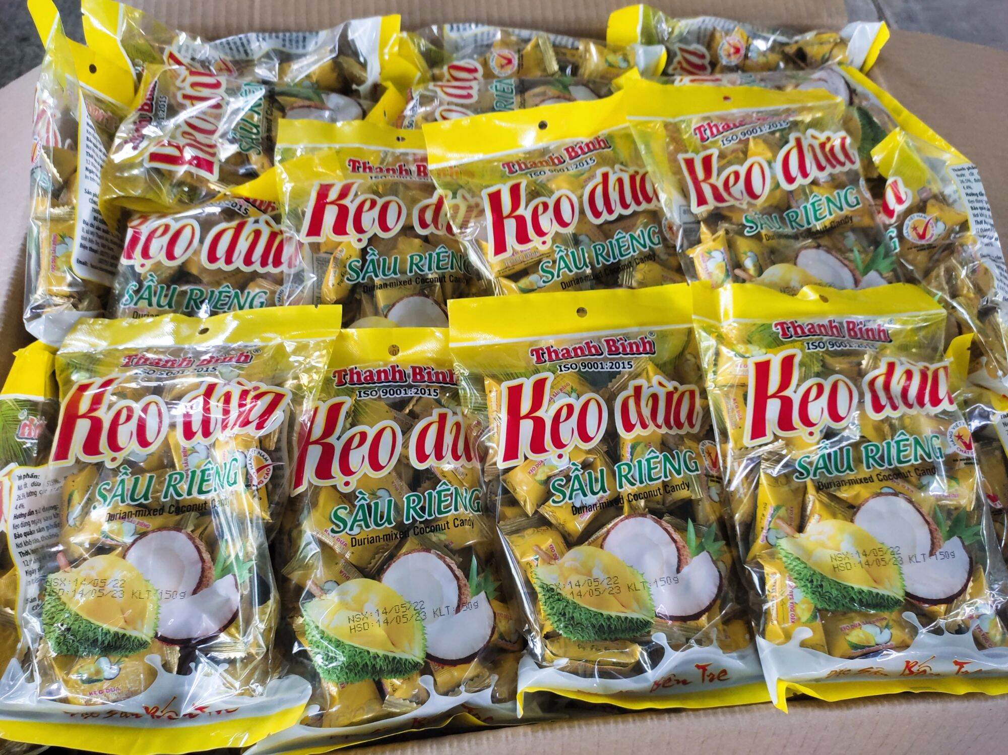 Kẹo dừa sầu riêng Thanh Bình 150g