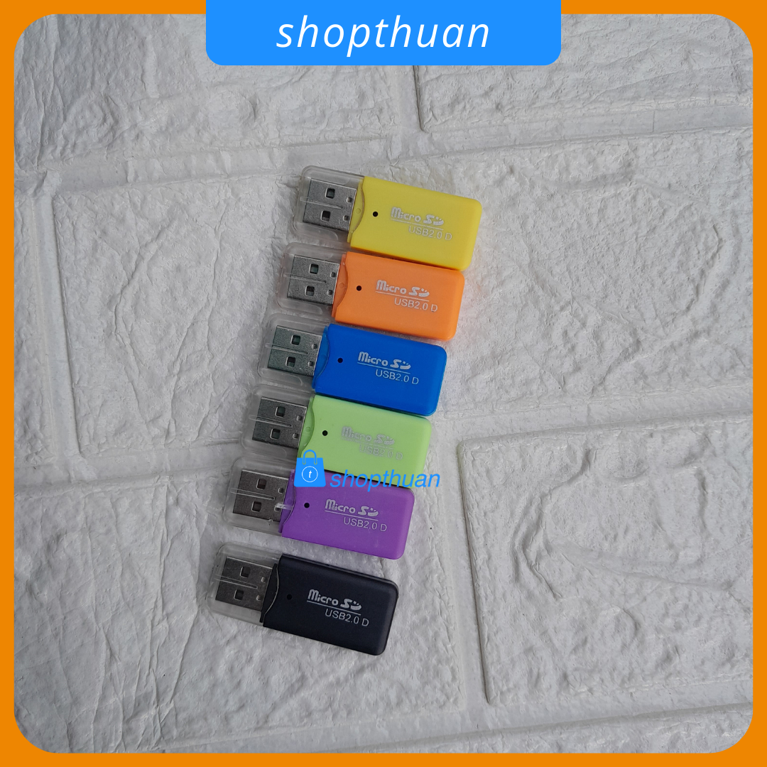 Đầu đọc thẻ nhớ Micro SD 2.0 bằng nhựa