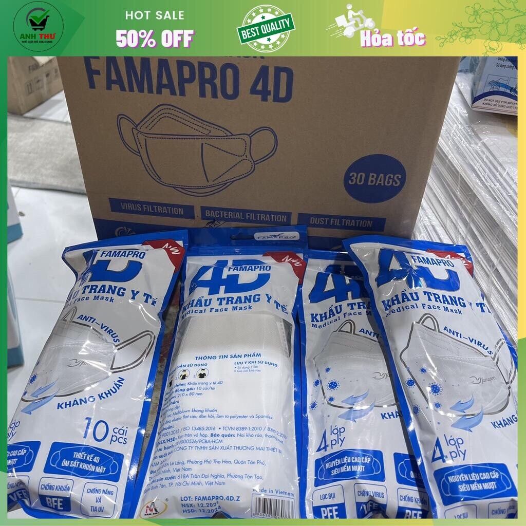 KHẨU TRANG KF94 FAMAPRO DÀY