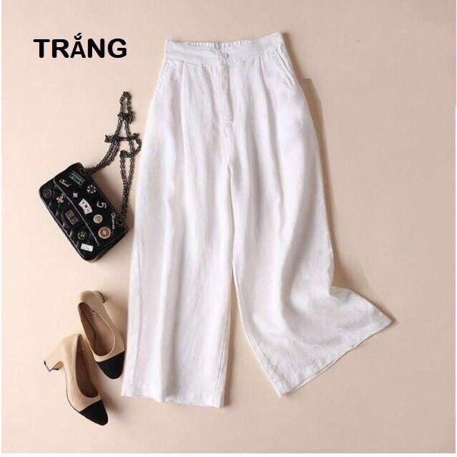 Quần Ngố Đũi Ống Rộng M505
