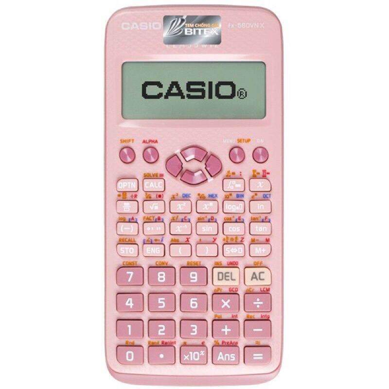 Máy tính chính hãng Casio FX - 570 - FX580VNX và các loại - bảo hành 7 năm, dùng giải toán được bộ giáo dục cho phép dùng trong phòng thi