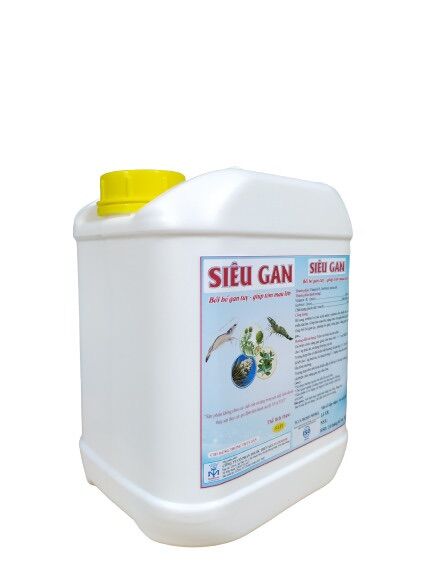 Siêu gan gan tạt cho tôm, thủy sản can 5 lít
