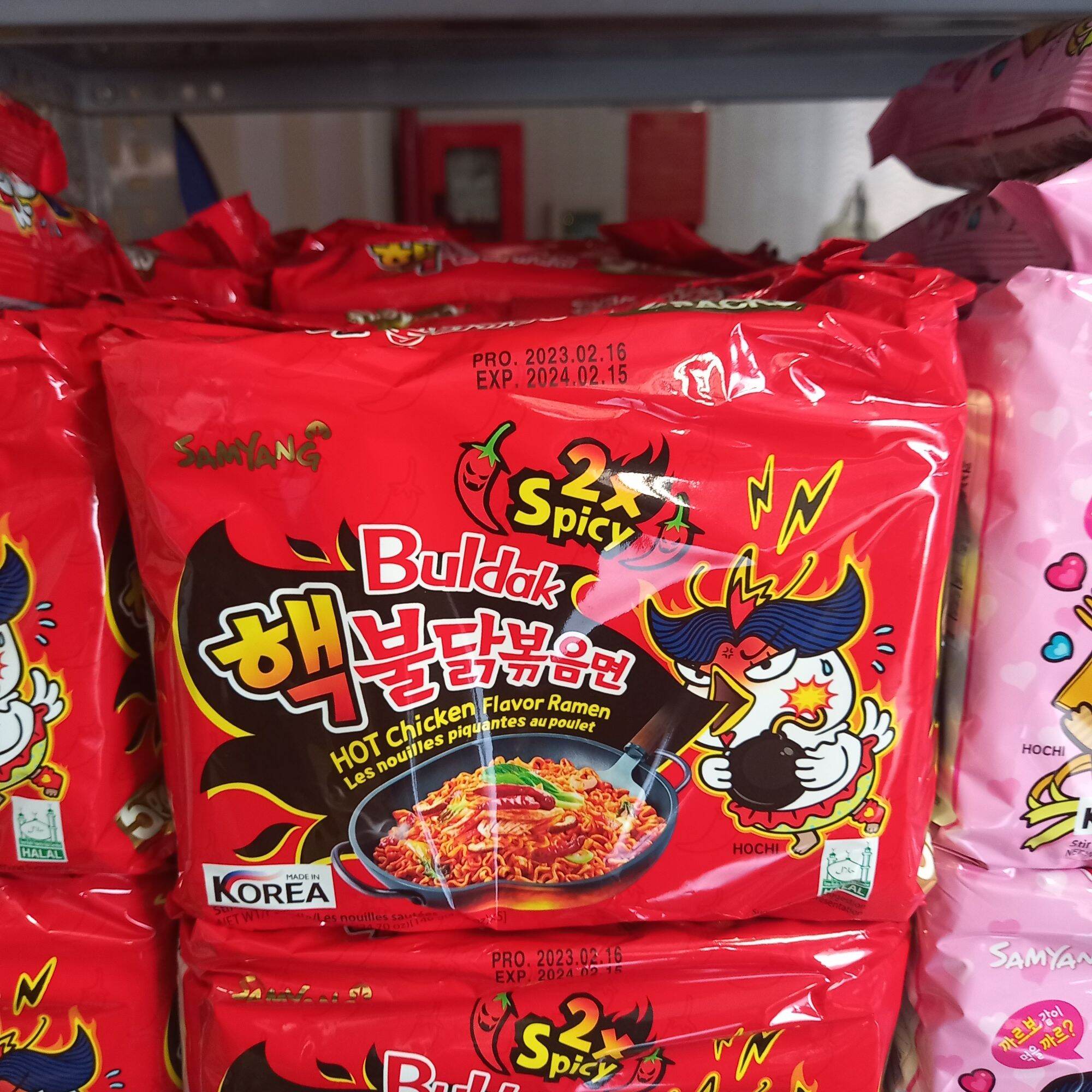 Mì cay Samyang x2 COMBO 5 GÓI