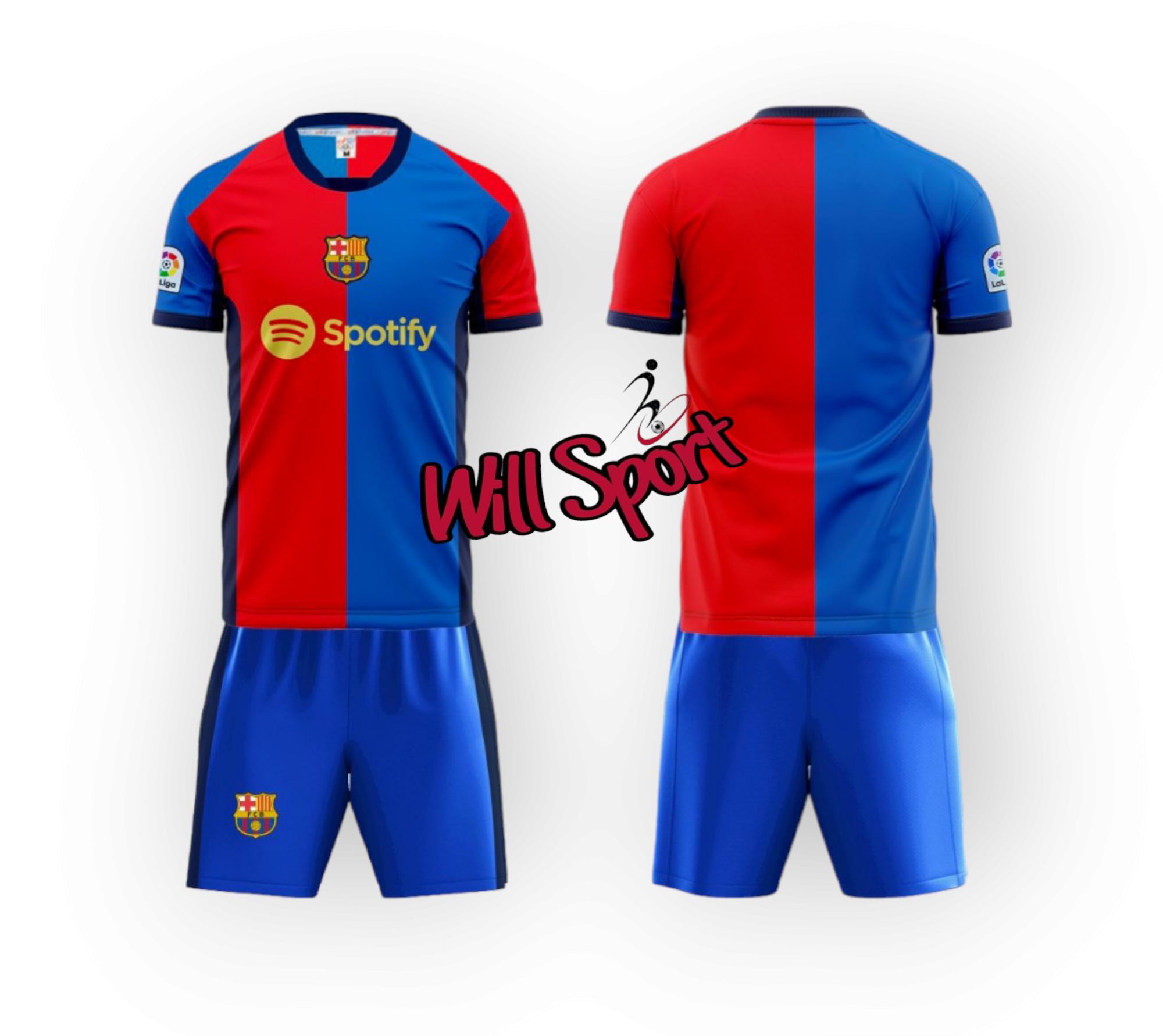 Barca - Bộ quần áo bóng đá clb Barca 2024 sân nhà mới thun lạnh loại 1