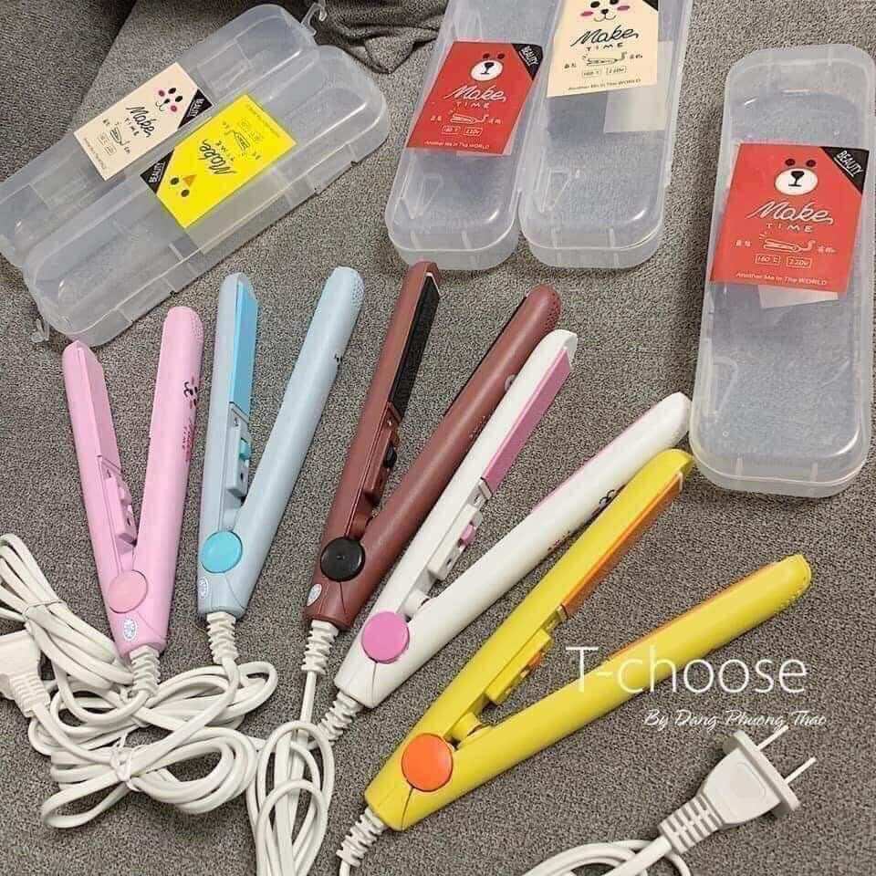 Máy là tóc mini kèm hộp nhựa