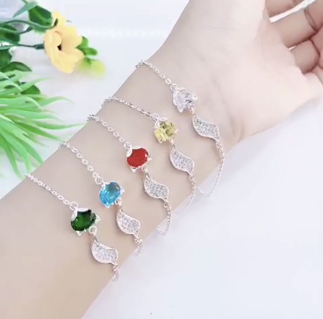 Lắc tay hồ ly bạc chuẩn