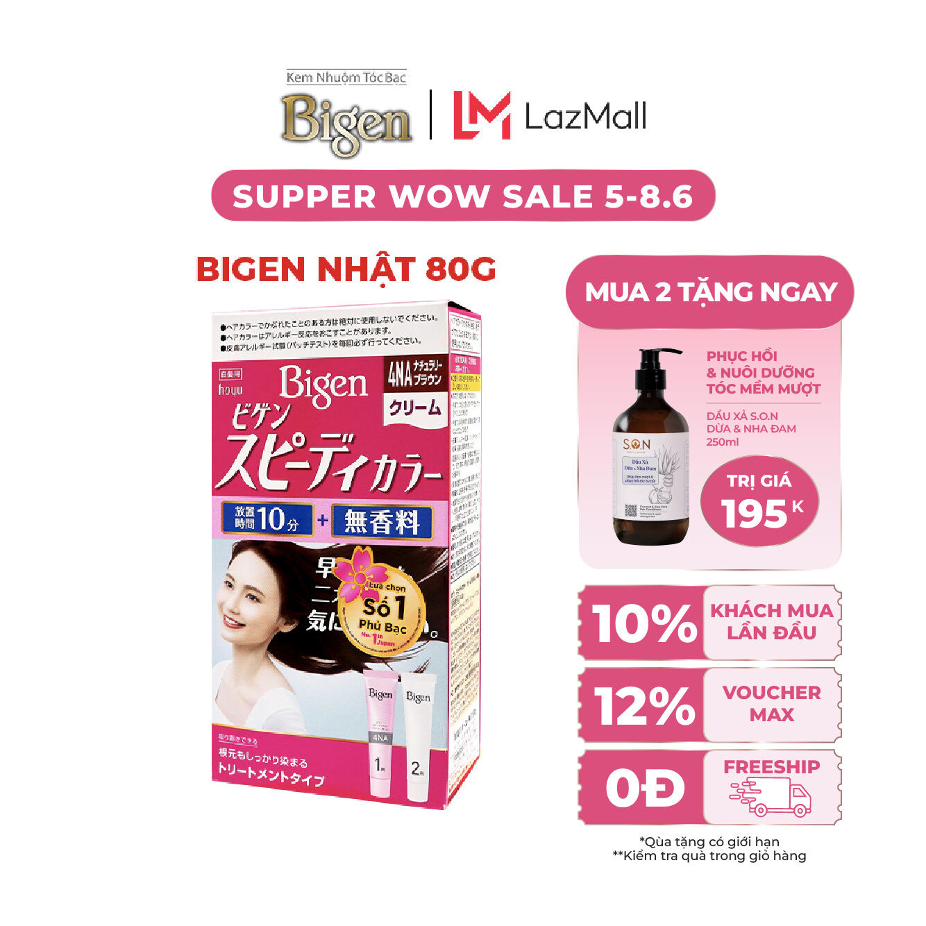 Thuốc Nhuộm Tóc Phủ Bạc Dạng Kem Bigen Speedy Color Cream - Bigen Nhật Bền Màu Phủ Bạc Thảo Dược Hoàn Hảo 80ml. 