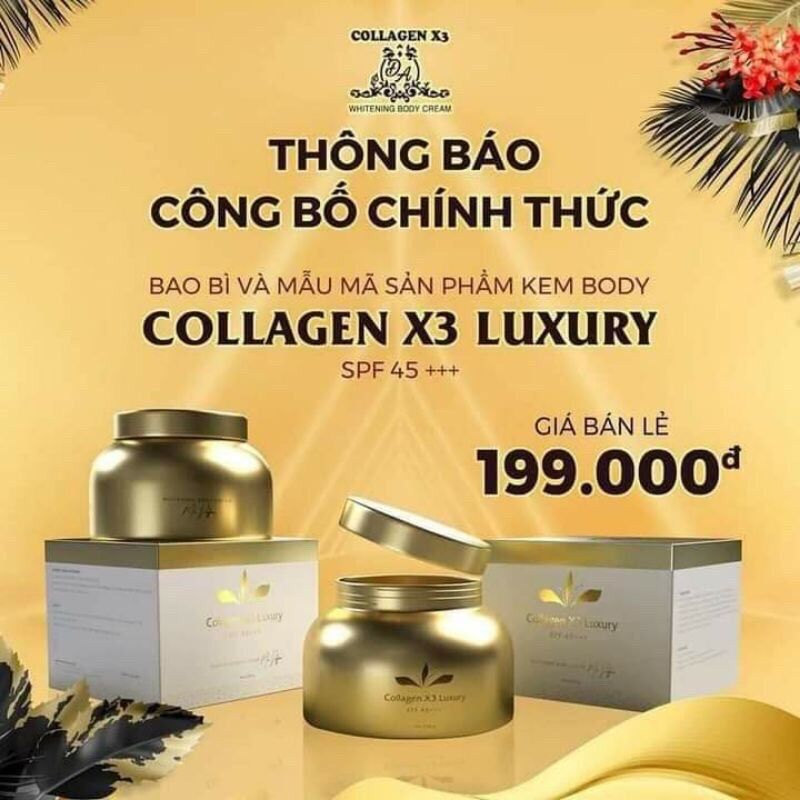 KEM BODY COLLAGEN X3 LUXURY CREAM