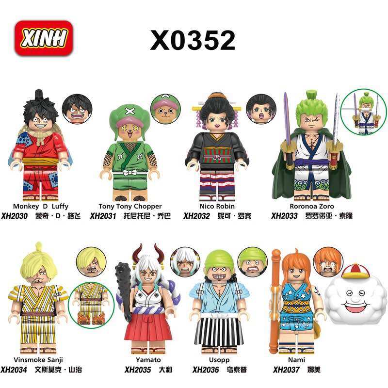 One Piece Đồ Chơi Lắp Ráp Minifigures Các Nhân Vật Truyện Tranh One Piece
