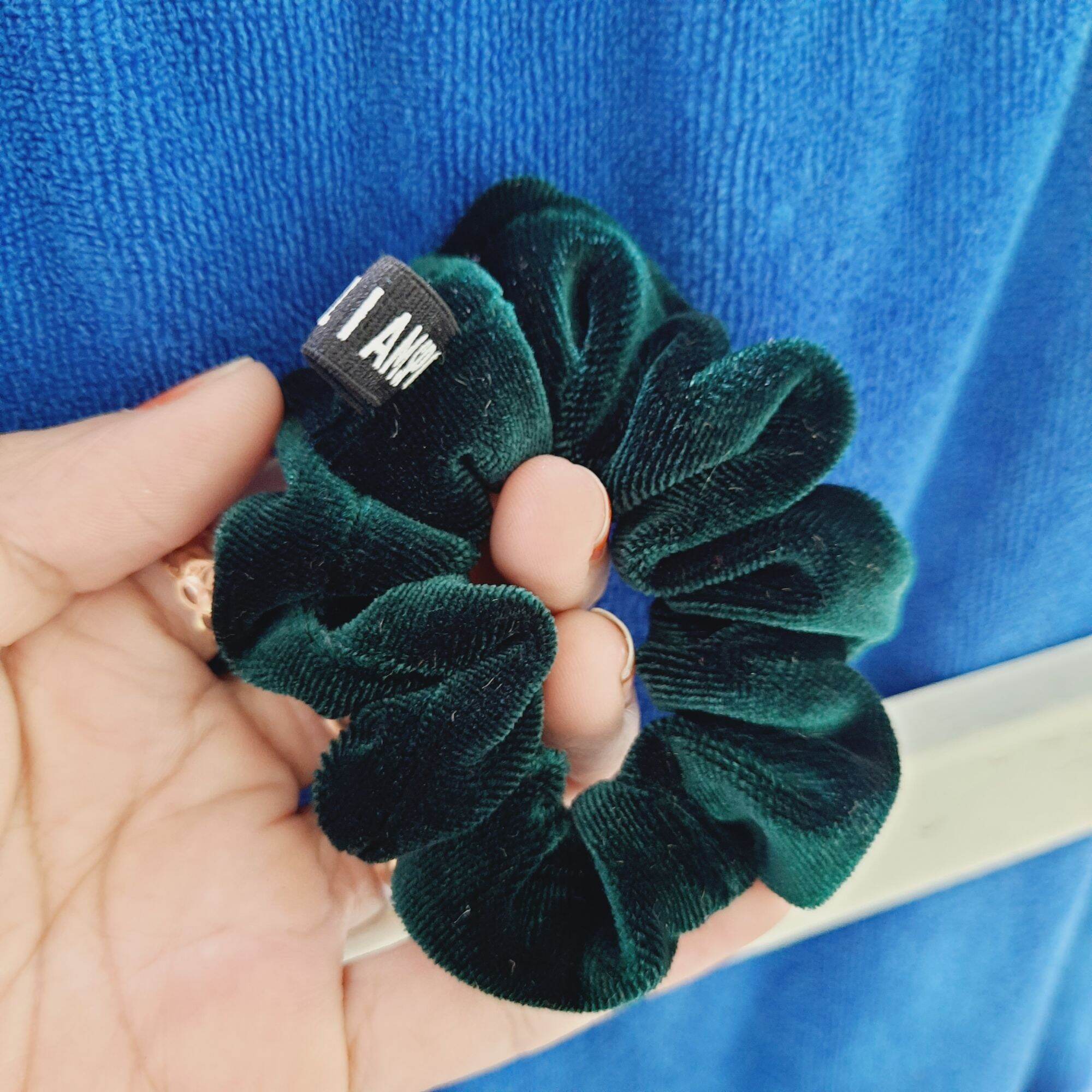 Dây cột tóc nhung nhiều màu (cở nhỏ 6-8cm)