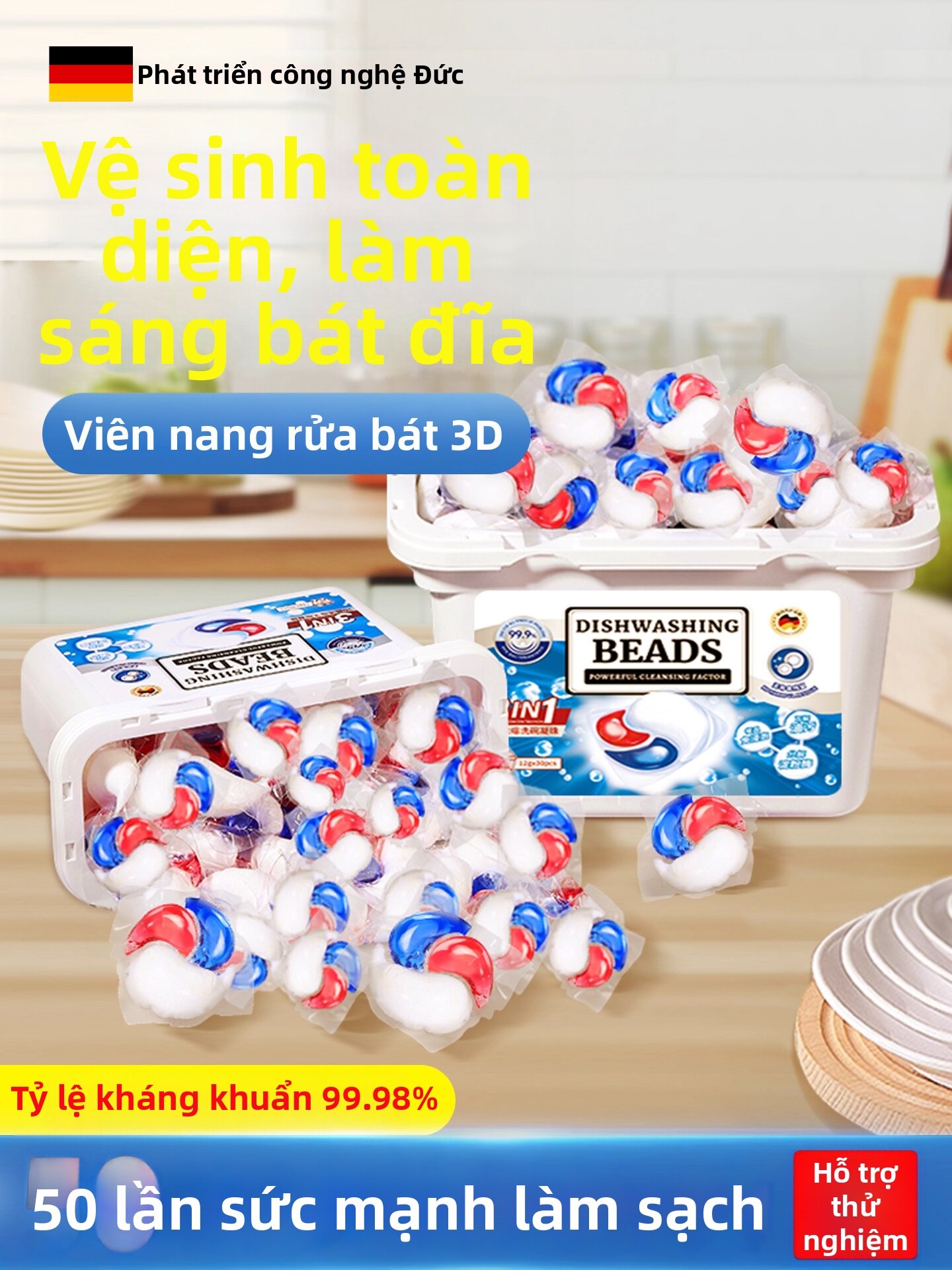 Multifunctional Dishwashing Pods