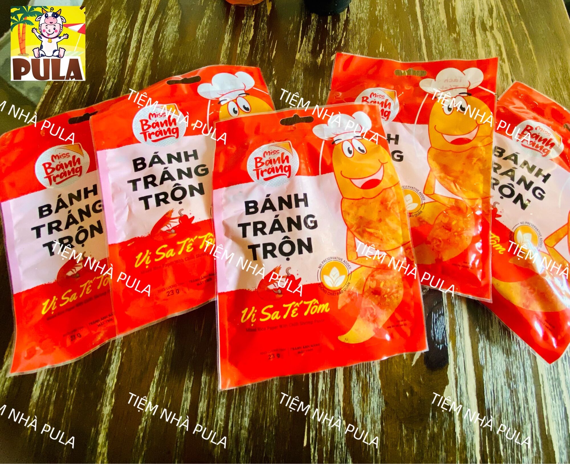 BÁNH TRÁNG TRỘN VỊ SA TẾ TÔM