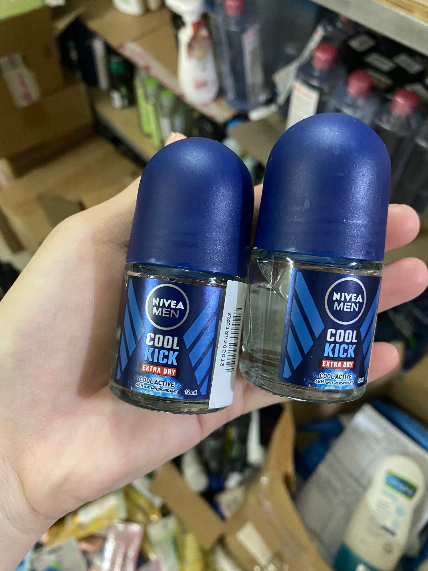 Combo 2 chai lăn nivea men cool kick 12ml