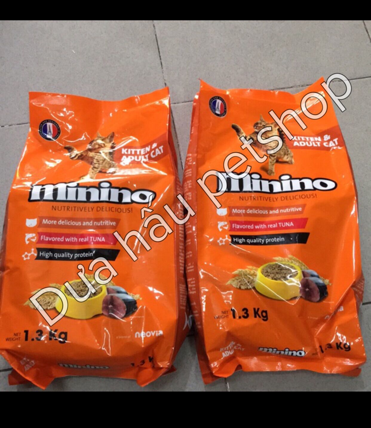 Thức ăn hạt cho mèo mọi lứa tuổi 1.3kg Minino
