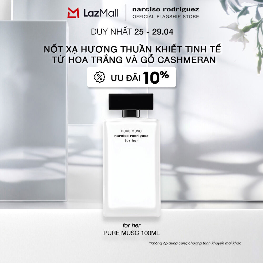 Nước Hoa nữ Narciso Rodriguez Pure Musc For Her Eau De Parfum 100ml