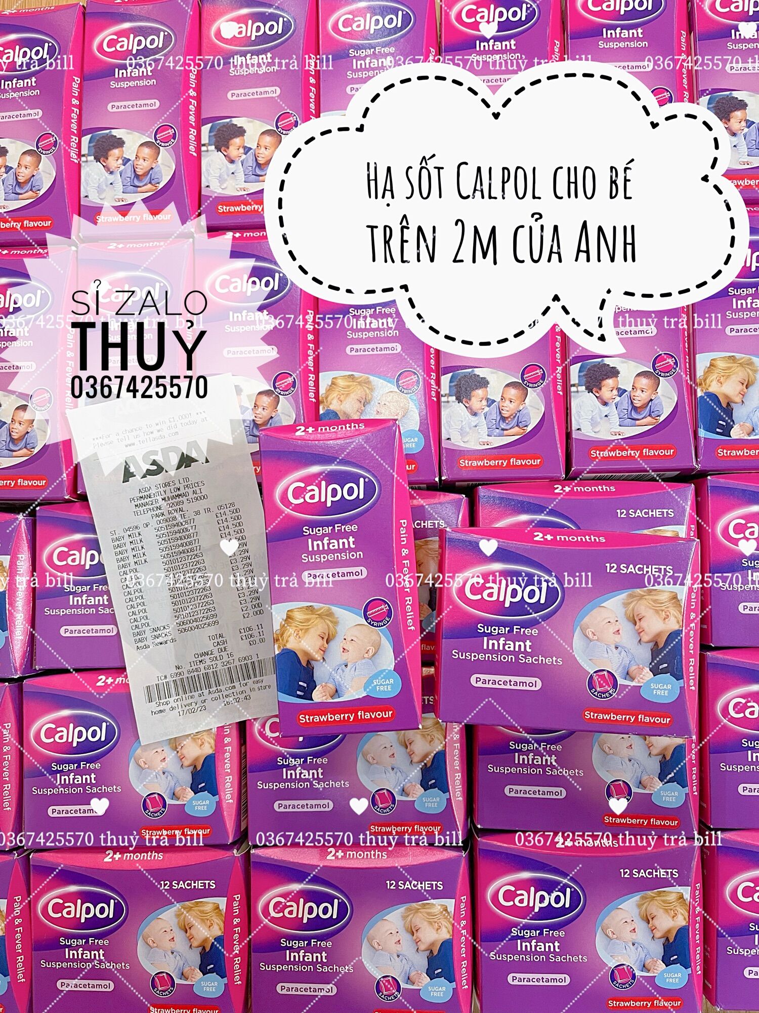Siro Calpol cho bé date 2025