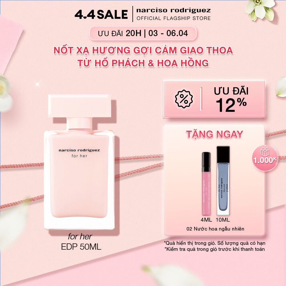 Nước Hoa nữ Narciso Rodriguez For Her Eau De Parfum 50ml