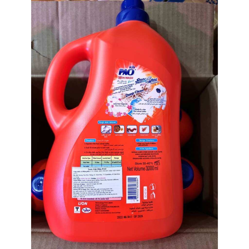 Nước Giặt Pao 3000ML Thái Lan