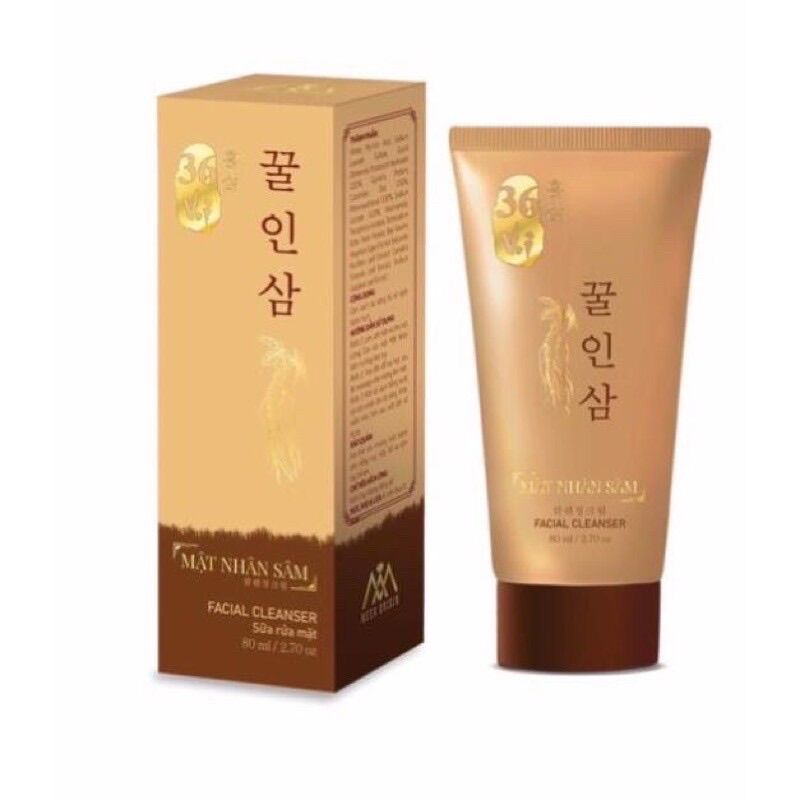 (C.Hãng100%) Sữa Rửa Mặt Cao Mụn Sâm Đỏ 36 Vị - Mật Nhân Sâm