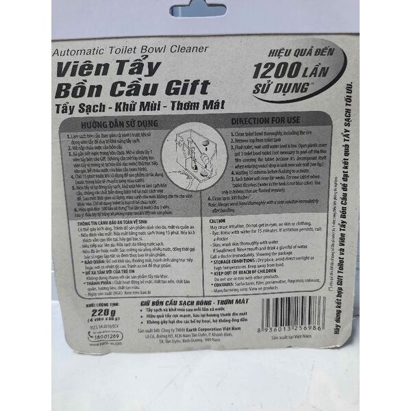 Viên tẩy bồn cầu Gift