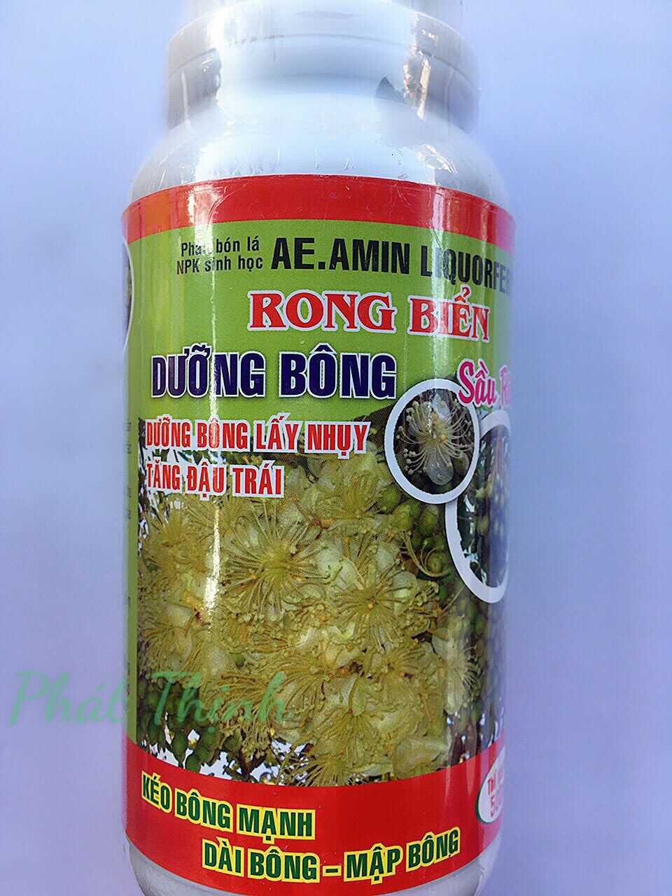 Phân Bón Lá Sinh Học Dưỡng Bông, Dưỡng Nhuỵ, Tăng Đậu Trái Sầu Riêng Chai 500ml