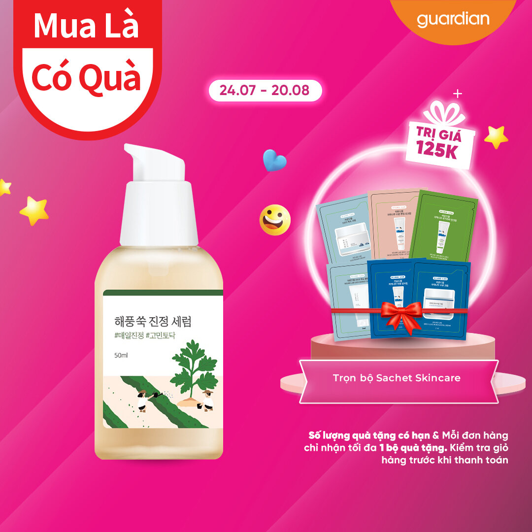 Tinh Chất Dưỡng Da Round Lab Mugwort Calming Serum 50ML