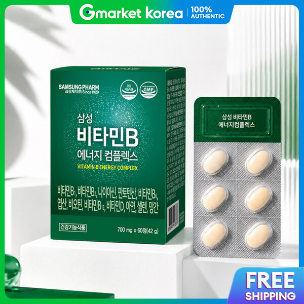 Samsung Vitamin B Energy Complex 700Mg X 60 Tablets Selenium Zinc Folic Acid Biotin Multivitamin