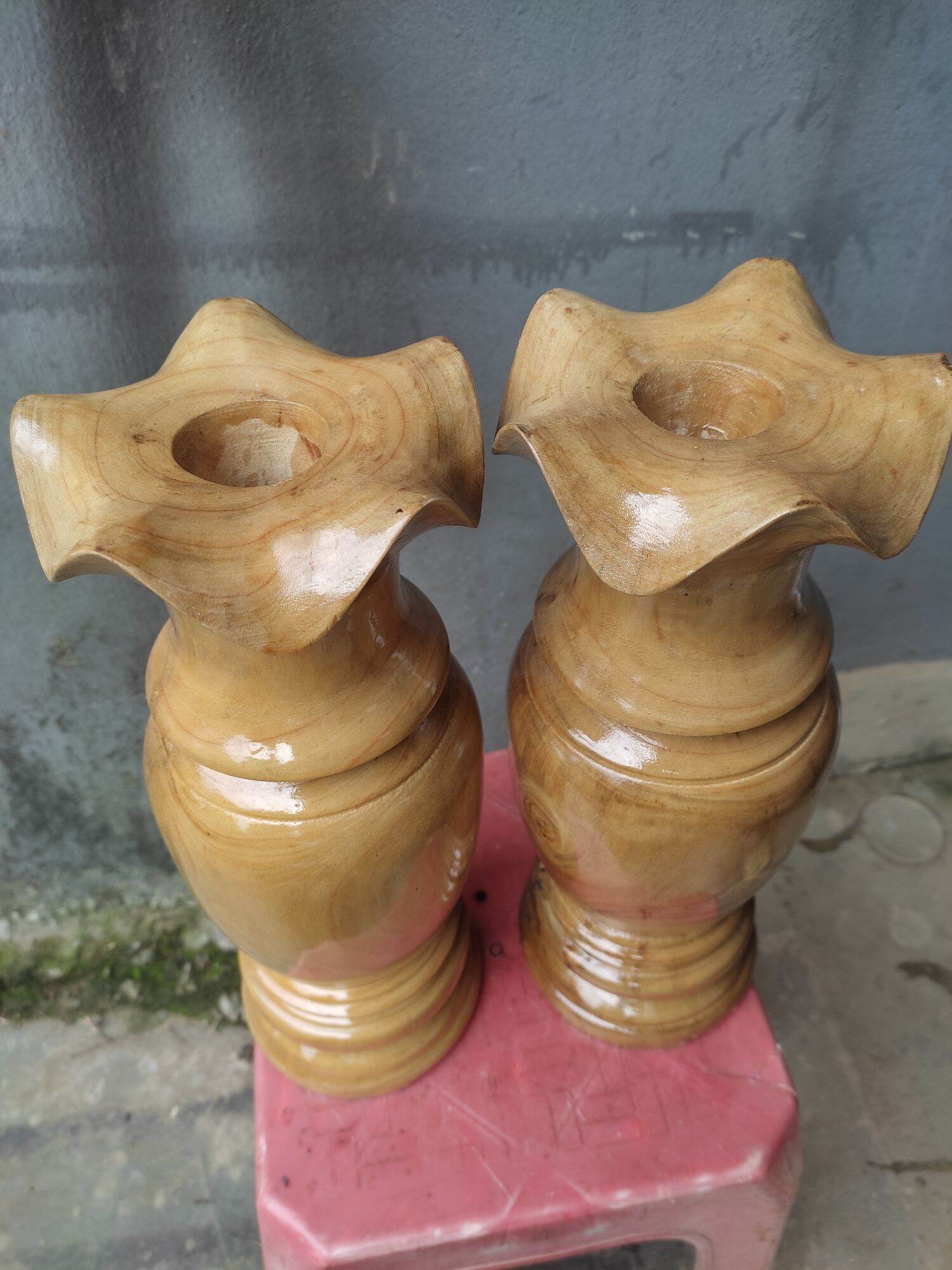 lục bình gỗ xoan giá một đôi